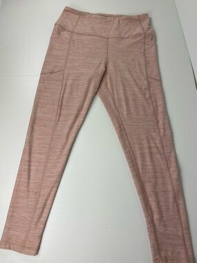 Victoria’s Secret Sport Leggings Size 12 Blush Pink High Rise Pocket